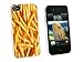 Graphics and More French Fries - Snap On Hard Protective Case for Apple iPhone 4 4S - White - Carrying Case - Non-Retail Packaging - White