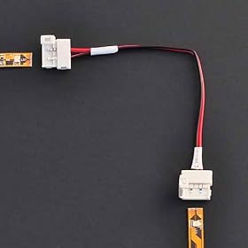 Single Color LED Strip to Strip Quick Connector with Wire 11 Inches, 2305 By Ledwholesalers: Home Improvement
