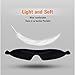 StarryBay 3D Ultra Soft Sleep Eye Mask - Breathable Shading Light Mask with Adjustable Strap for Maximizing rest in sleeping or Travel (Black)