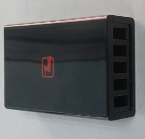 JigawattsTM Multi-port 50W Family-sized Desktop Charger for Smart Phones, Tablets and USB Gadgets (Black)