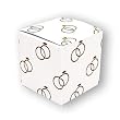 Gold Wedding Rings - One Piece Gift Boxes (2" x 2" x 2")