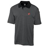 NCAA Men's Wisconsin Badgers Black Drytec Resolute Polo