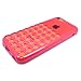 iPhone 5C Case, MagicMobile® Ultra Slim Fit Case for iPhone 5C Transparent Holes Design Soft Flexible TPU Gel Rubber Protective Case for iPhone 5C [Light Pink]