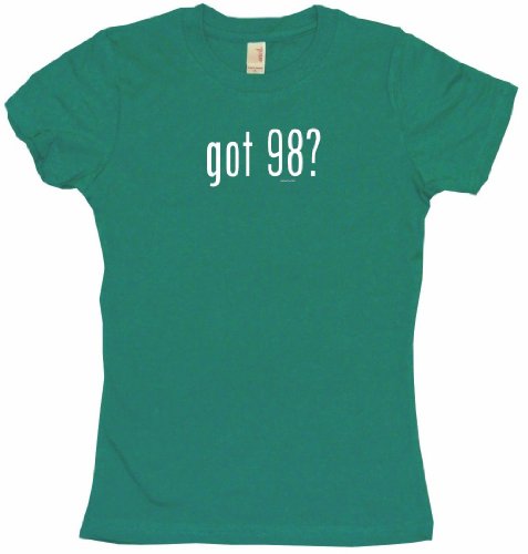 got 98? Women's Tee Shirt Small-Kelly Green Babydoll (petite fit)