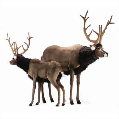 Small Ride-On Reindeer Stuffed Animal