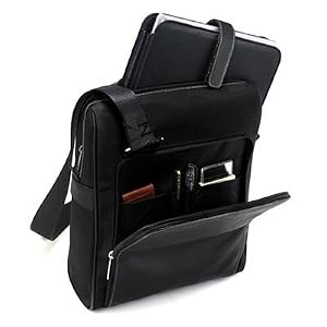 Checkpoint Friendly Classic Vertical Cross Body Messenger Bag for ASUS Eee PC S101 Notebook.