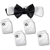 Petco Special Occasions Dog Tuxedo Collar & Cuffs Set, M/L