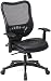 Office Star 1857752 Space Air Grid Executive High-Back Chair, Air Grid Back/Leather Seat