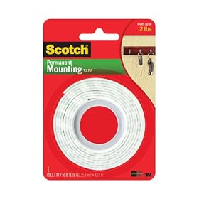 3M Scotch 114/DC Heavy Duty Mounting Tape, 1 x 50-Inch