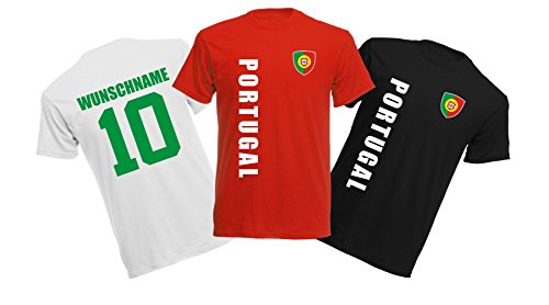 11 x Kinder T-Shirt Trikot Look – MINI EM 2016 – Portugal