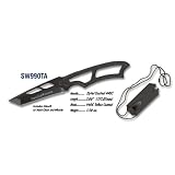 S&W Neck Knife Tanto Black