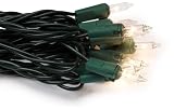 Review GKI/Bethlehem Lighting 257500 / Bethlehem Lighting Indoor/Outdoor Miniature 100-Light Set, Clear with Green Wire
