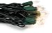 Bethlehem Lighting Indoor/Outdoor Miniature 100-Christmas Light Set, Clear with Green Wire