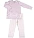Woolino Long-Sleeve Merino Wool Pajamas, 3-4 Years, Lilac