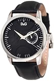 41d ilEDJ8L. SL160  D&G Dolce & Gabbana Womens DW0699 Twin Tip Classic Round Boyfriend Analog Black Multi Function Dial Watch Reviews