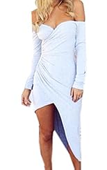 Sexy Cotton  Shirt Bodycon Dress/Club Dress/Party Dress/Maxi Dress 