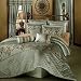 7 PC. ELEGANT EXQUISITE COMFORTER SET W/ HEAVY EMBROIDEREDY AND MATCHING PILLOWS