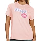 NBA Orlando Magic Ladies Pink Burnout T-shirt (Large)