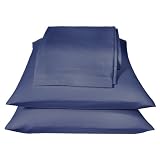 Blue Flannel Sheet Set - Full