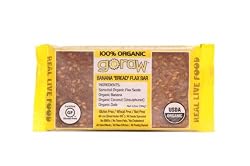Freeland Go Raw Bars, Banana Bread, 1.2-Ounce Bar (Pack of 30)