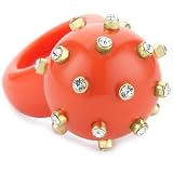 RAIN Coral Round Ball Spike Ring, Size 7
