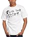 Famous Stars and Straps Men's Fuck The System Mens Tee, White/Black, Medium
