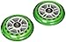 Razor Scooter Replacement Wheels Set with Bearings - Green