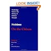 Hobbes: On the Citizen (Cambridge Texts in the History of Political Thought)