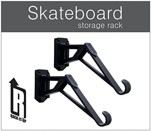Marketing Holders Skateboard Snowboard rack it up board storage racks garage wall hanger (1 Set)