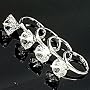 Diamond Ring Napkin Rings Set of 4