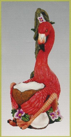 Pink FLAMINGO BIRDFEEDER bird feeder lawn yard decor