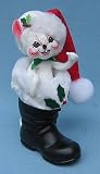 Annalee 6-Inch Mouse in Santa's Boot