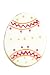 Traverse Bay Confections Hand Decorated Easter Egg Cookie, 3-Ounce Boxes (Pack of 4)