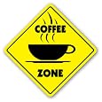 COFFEE ZONE Sign new novelty shop beans cups gift Best Prices
