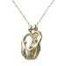 14K Gold 2Parent/3Child Loving Family (R) Pendant