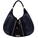 Jimmy Choo Navy Leather Medium Mandah Handbag MANDAH-MNV