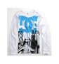 Dc Shoes City Drip Long Sleeve Tee - White X Sml