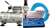 Review Simple2trade  / SprayMaster Airbrush Kit - Gravity Feed Dual Action Airbrush Kit for Nail Art or Manicure, Makeup, Hobby Modelling, Crafts, Auto Kustom Painting, Spray Tanning and others - CPK5006