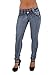 Style SF7-95159S - Colombian Design, Butt Lift, Levanta Cola, Skinny Jeans in Washed Blue Size 11