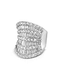 Forzieri Diamond Shield 18K White Gold Band