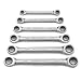 GearWrench 9260 6 Piece Metric Double Box Ratcheting Wrench Set