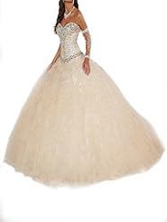  Beaded Lace-Up  Ball Gown Pageant Dress/Prom Dress/Quinceanera Dress 