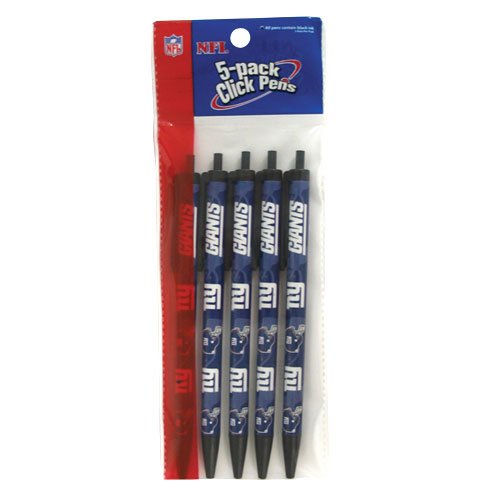 NFL New York Giants Disposable Click Pens