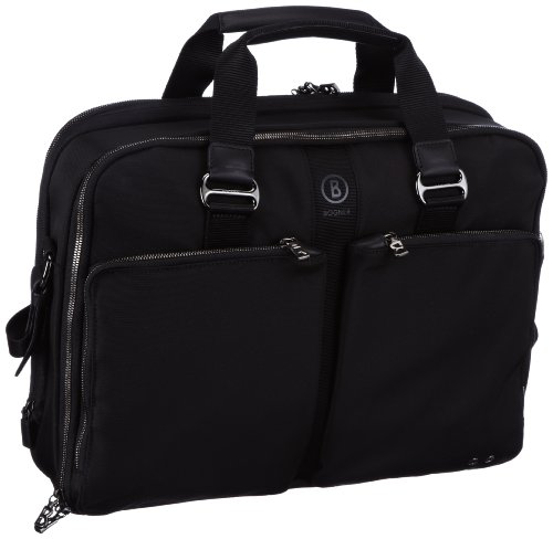 Bogner Sac bandoulière, LAPTOP BAG M, noir  Schwarz (black 001), 1253831