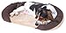 K&H Pet Products 30-Inch by 23-Inch by 6-Inch Medium Thermo Pet Bolster Bed, Mocha