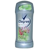 Degree Women Anti-Perspirant and Deodorant, Natureffects Honeysuckle & Tea Tree Oil, 2.6-ounce Packages (Pack of 4)