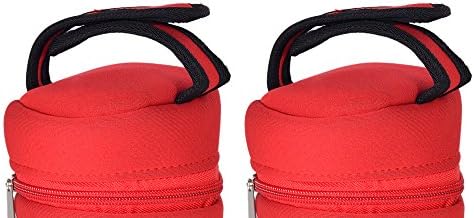 Insulated Bottle Tote Bags-Great For Baby Bottles, Toddler Cups, Sports Drinks, Water Bottles, And Snacks Containers -Travel Freely With 2 Red Carriers