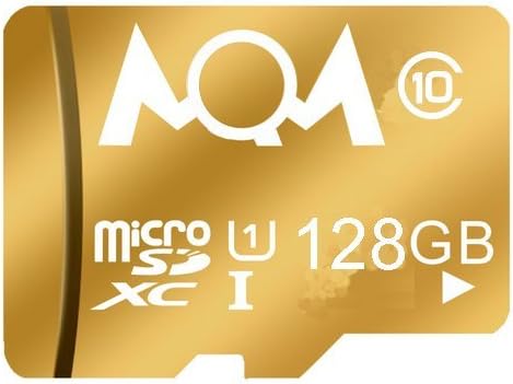 MQM 128GB MicroSD Card SDXC Class 10 Flash Memory Card with SD Adapter