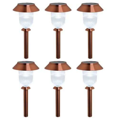 Westinghouse 6-pc Solid Brass Solar Light Set - Model 334726-05