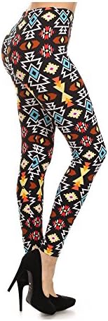 12TH ST. Women's Print Leggings Native American Pop Art 2